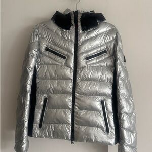 Bogner Fire + Ice Metallic Silver Jacket with Black Details